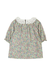 Gris Moyen / Robe Bouquet Romantique À Imprimé Fleurs - Gris Moyen