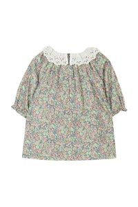 Robe Bouquet romantique à imprimé fleurs - Gris moyen
