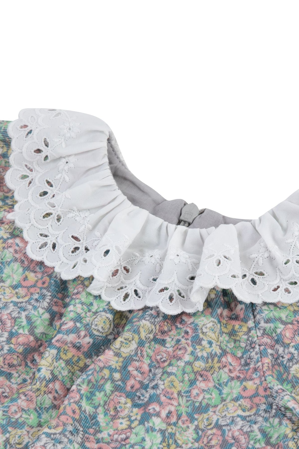 Robe Bouquet romantique à imprimé fleurs - Gris moyen
