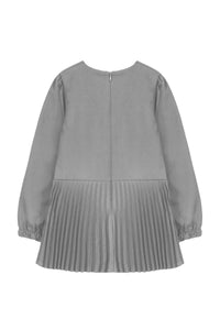 Robe Back to school - Gris chiné moyen