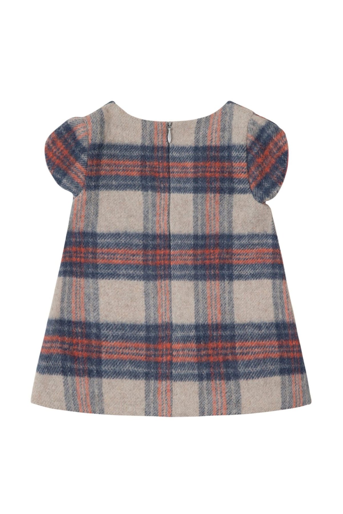 Robe Preppy hivernal en laine - Taupe