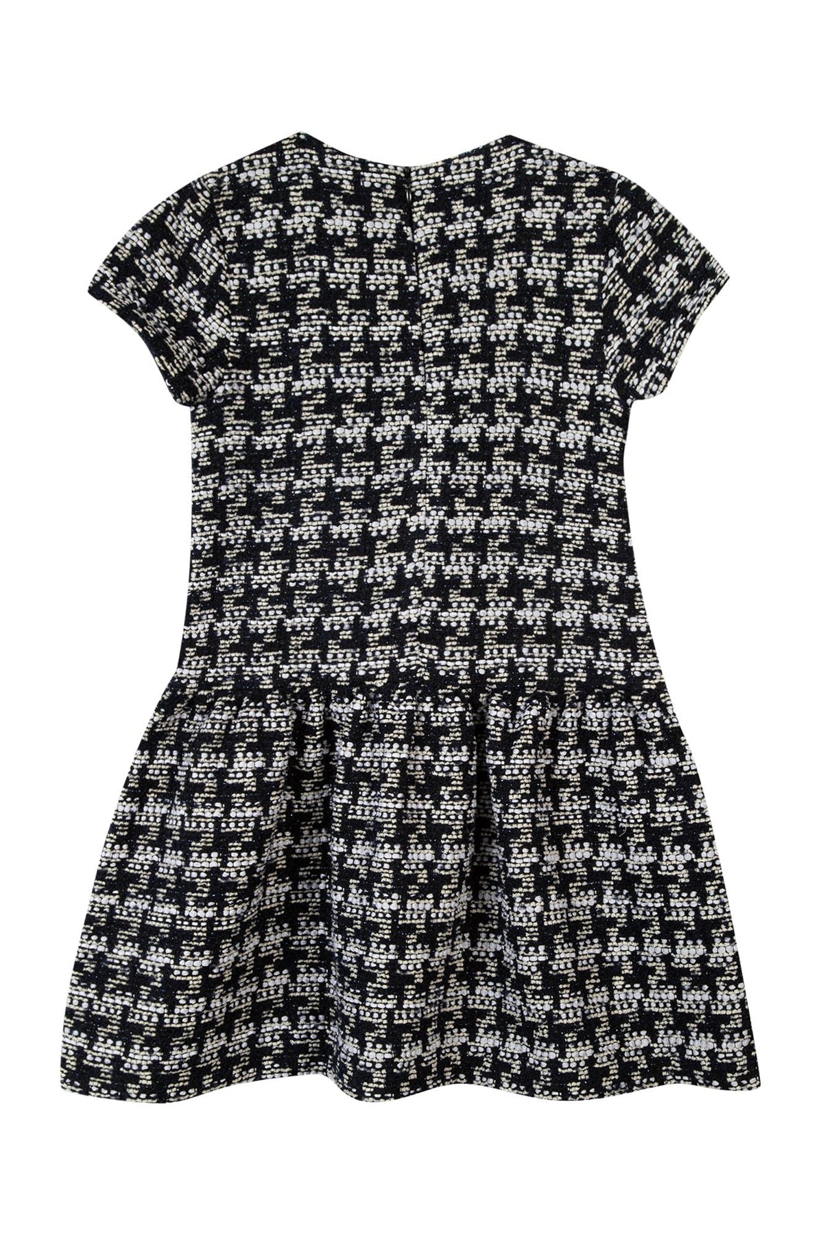 Robe Jardin d'hiver pied de poule - Marine