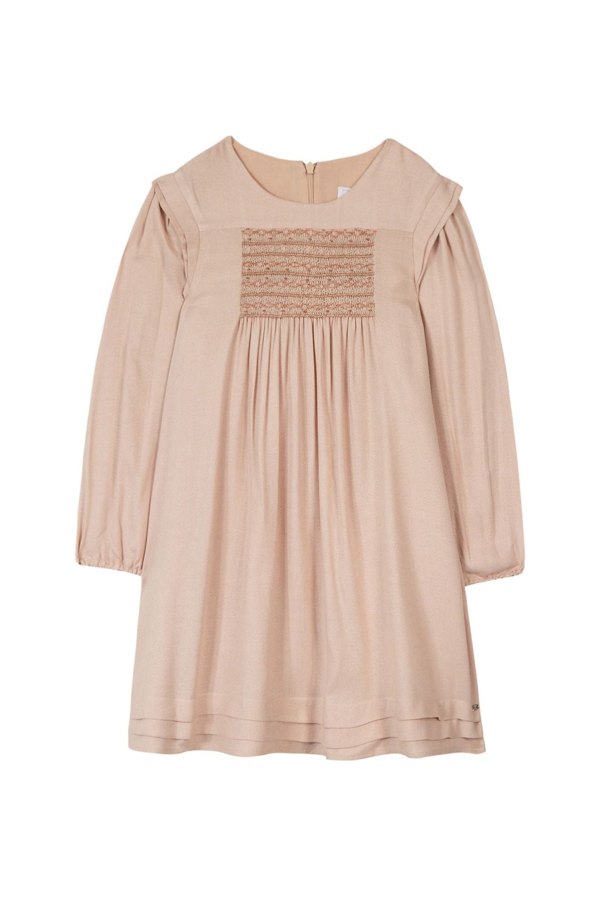 Robe Cérémonie smock - Rose thé spécial