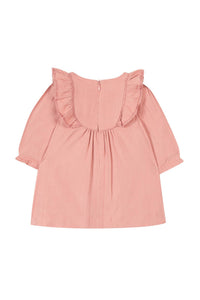 Robe Bouquet romantique à volants - Vieux rose