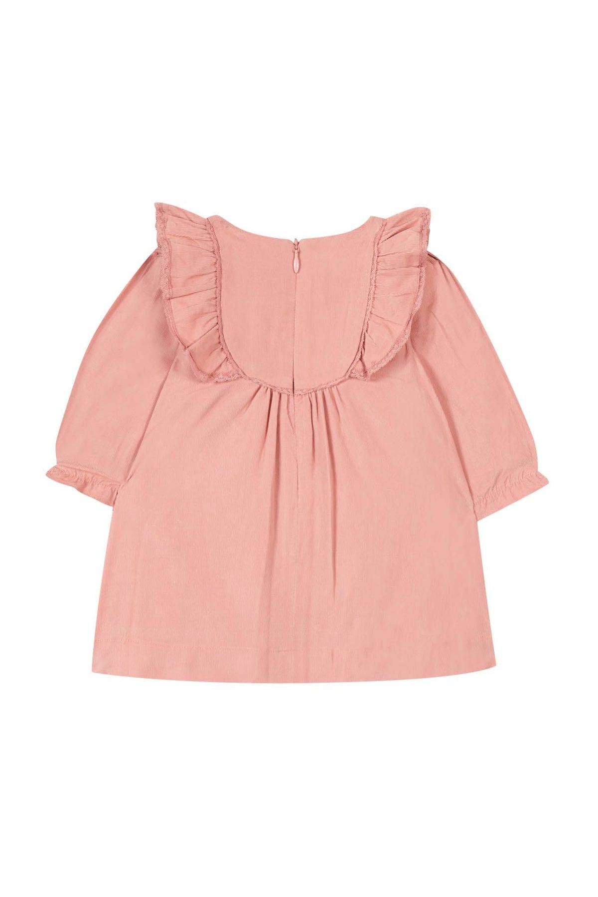 Robe Bouquet romantique à volants - Vieux rose