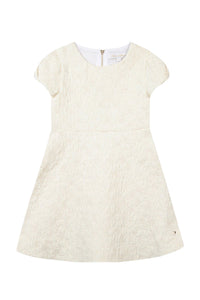 Robe cérémonie en dentelle - Nacre