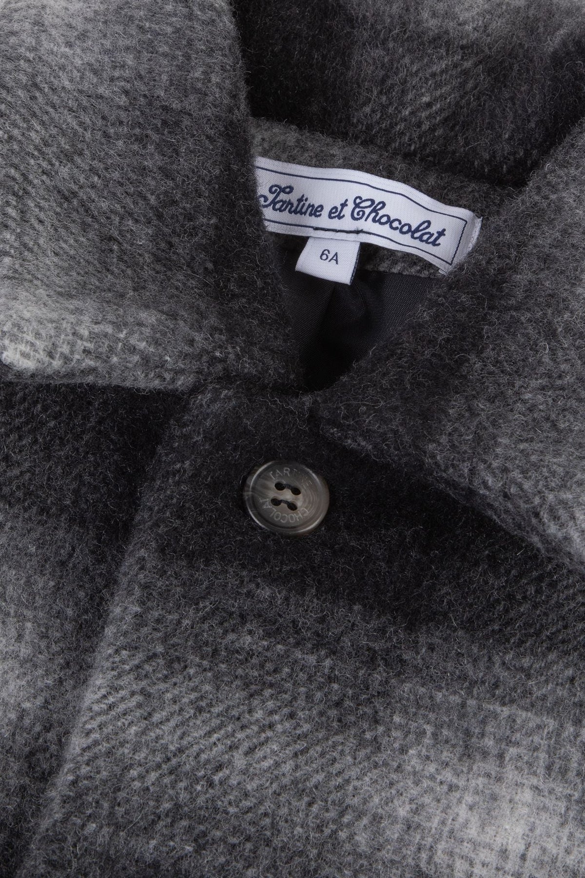 Manteau Étoile polaire en laine - Anthracite