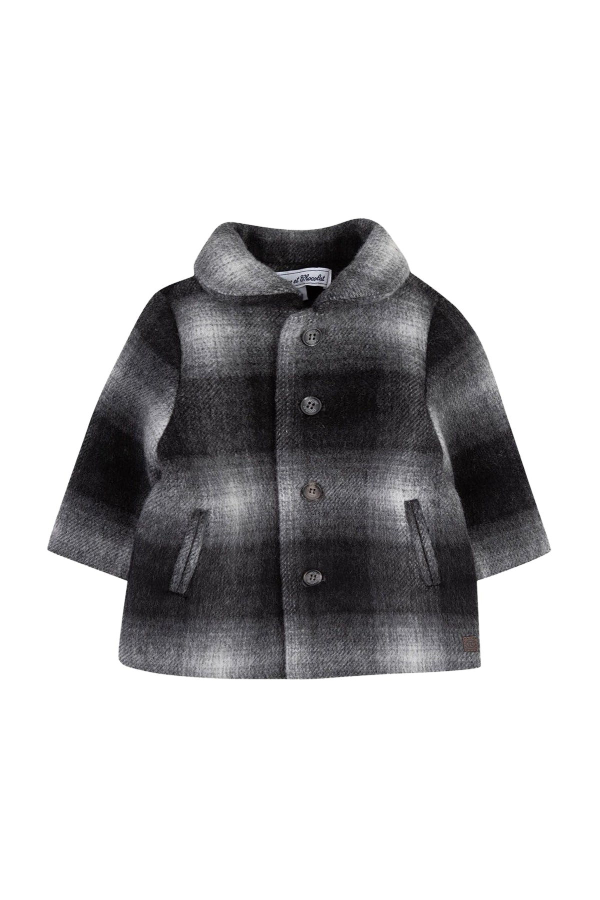 Manteau Étoile polaire en laine - Anthracite