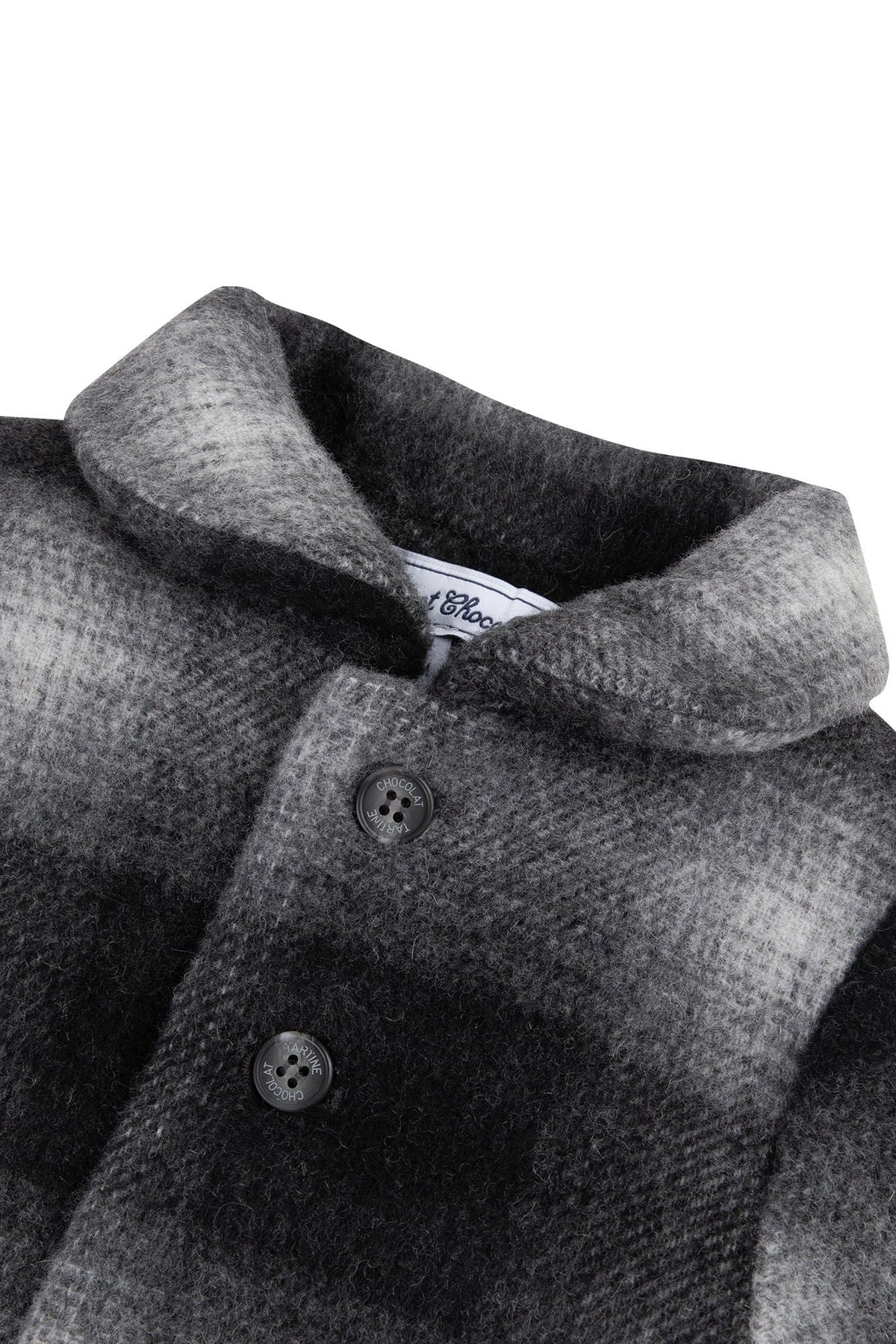 Manteau Étoile polaire en laine - Anthracite