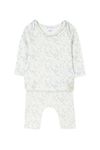 Pyjama Mon premier trousseau - Bleu grisé