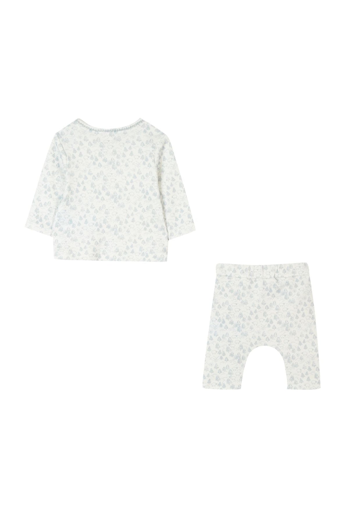 Bleu Grisé / Pyjama Mon Premier Trousseau - Bleu Grisé