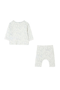 Pyjama Mon premier trousseau - Bleu grisé