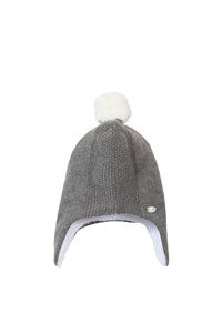 Bonnet Mon premier trousseau en laine mélangée - Gris chiné
