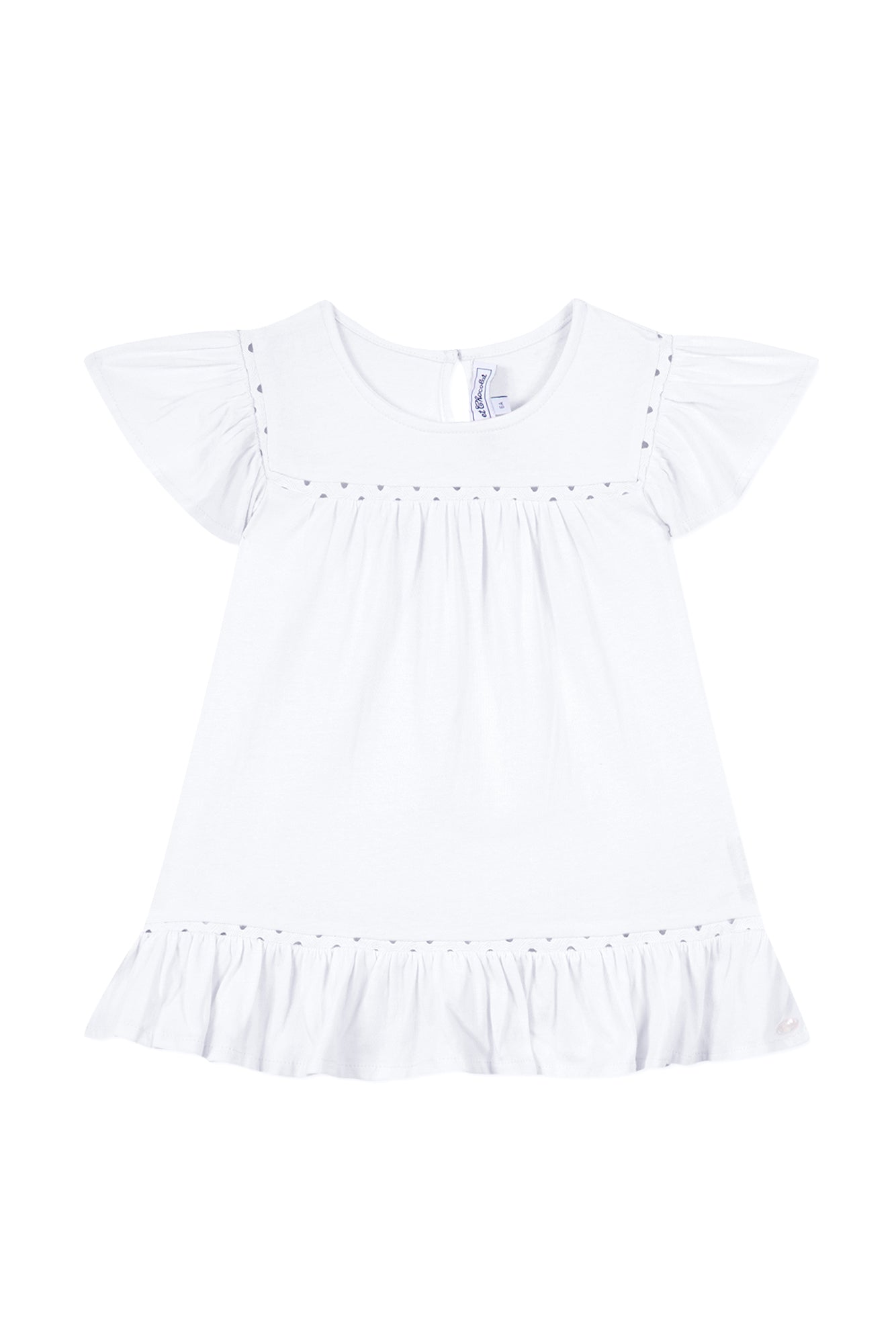 Hibiscus Flower T-shirt - White