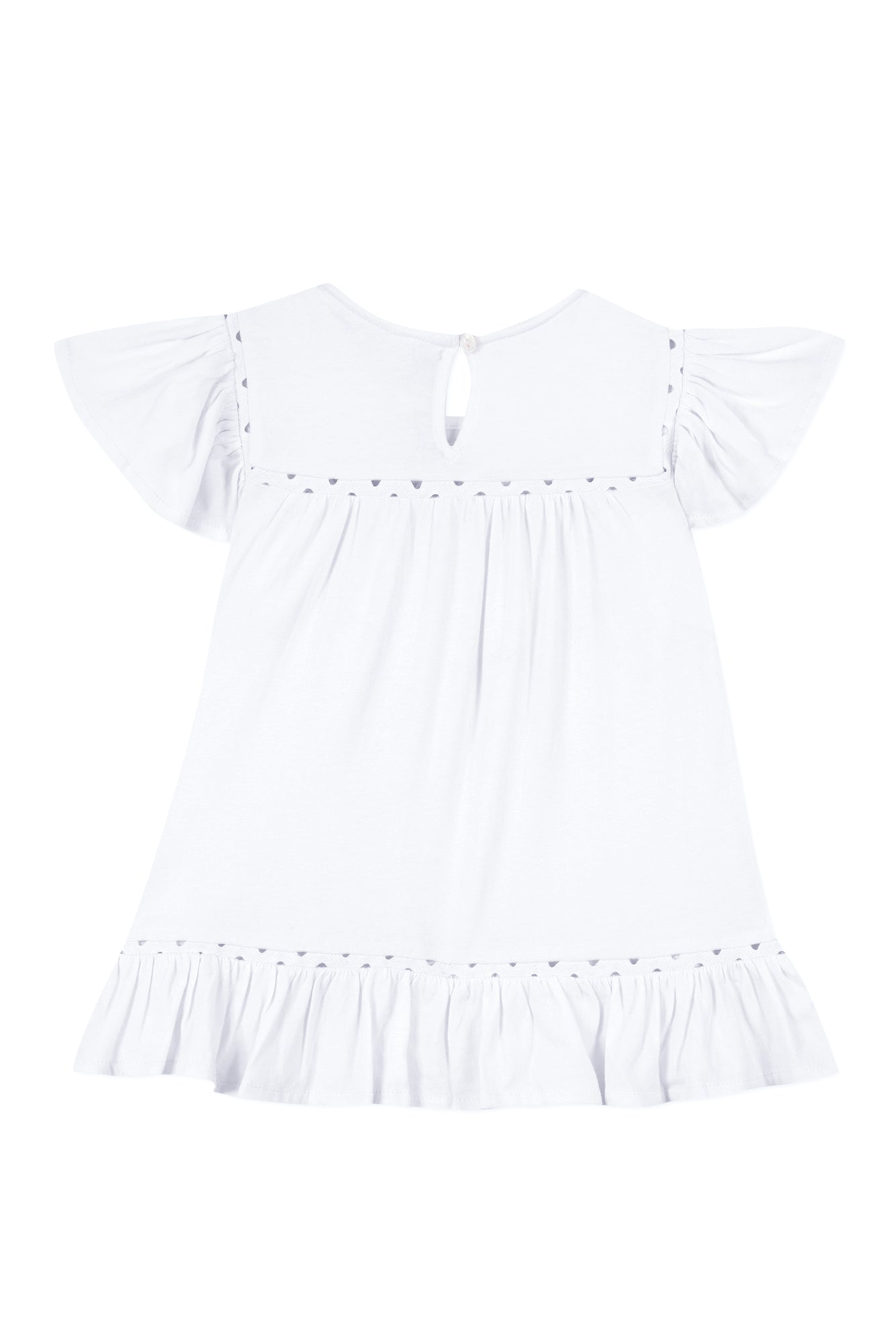 Hibiscus Flower T-shirt - White