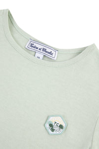 T-shirt Jardin Secret - Vert d'eau