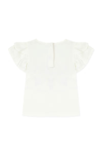Baby Promenade Romantique T-shirt - Mother-of-pearl