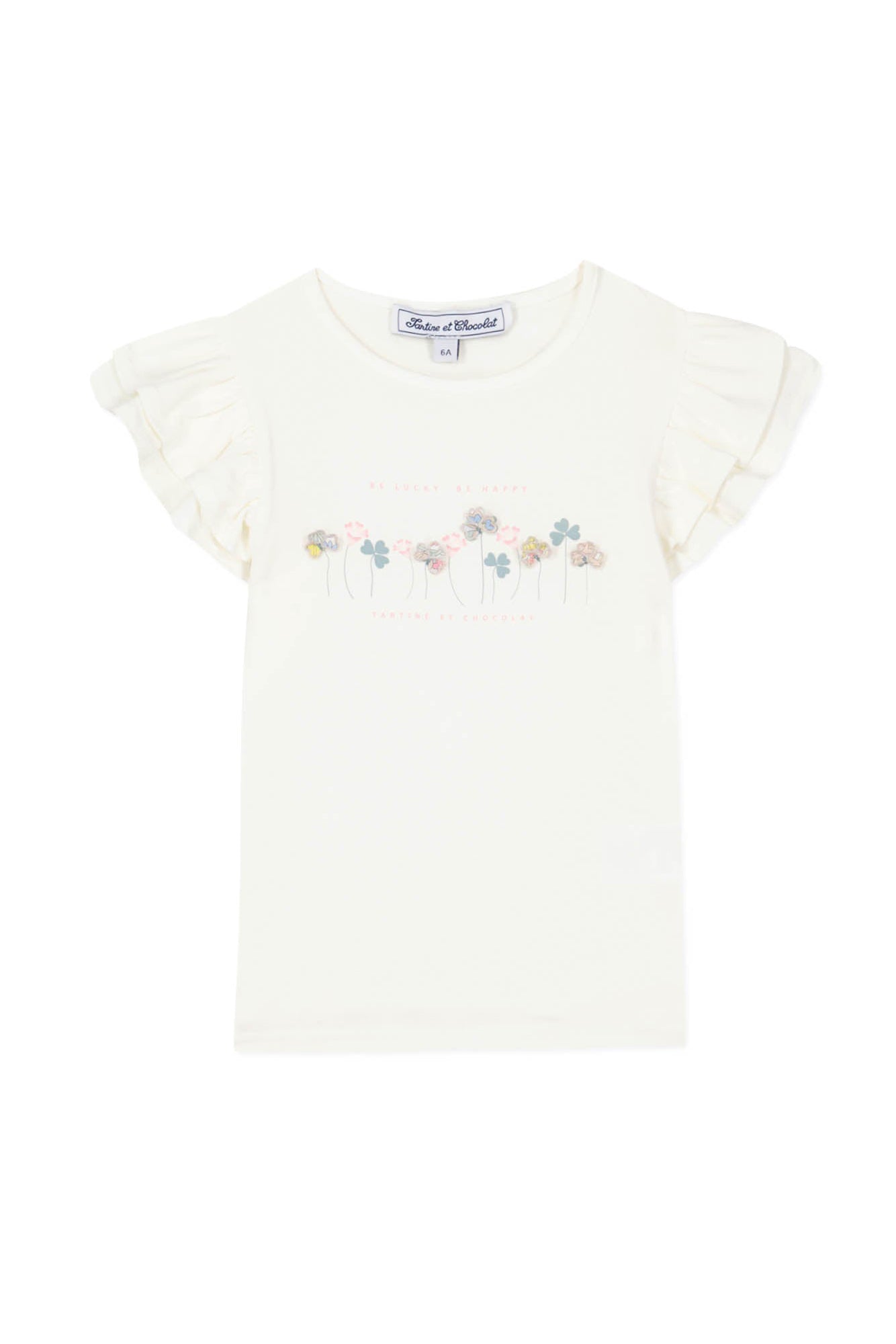 Romantic stroll T-shirt - Mother-of-pearl