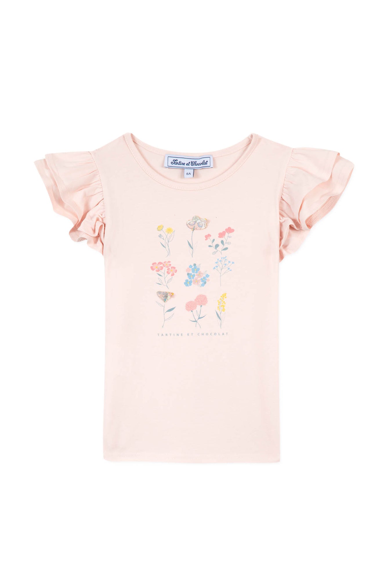 T-shirt Promenade Romantique - Bouton De Rose