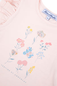 T-shirt Promenade Romantique - Bouton De Rose
