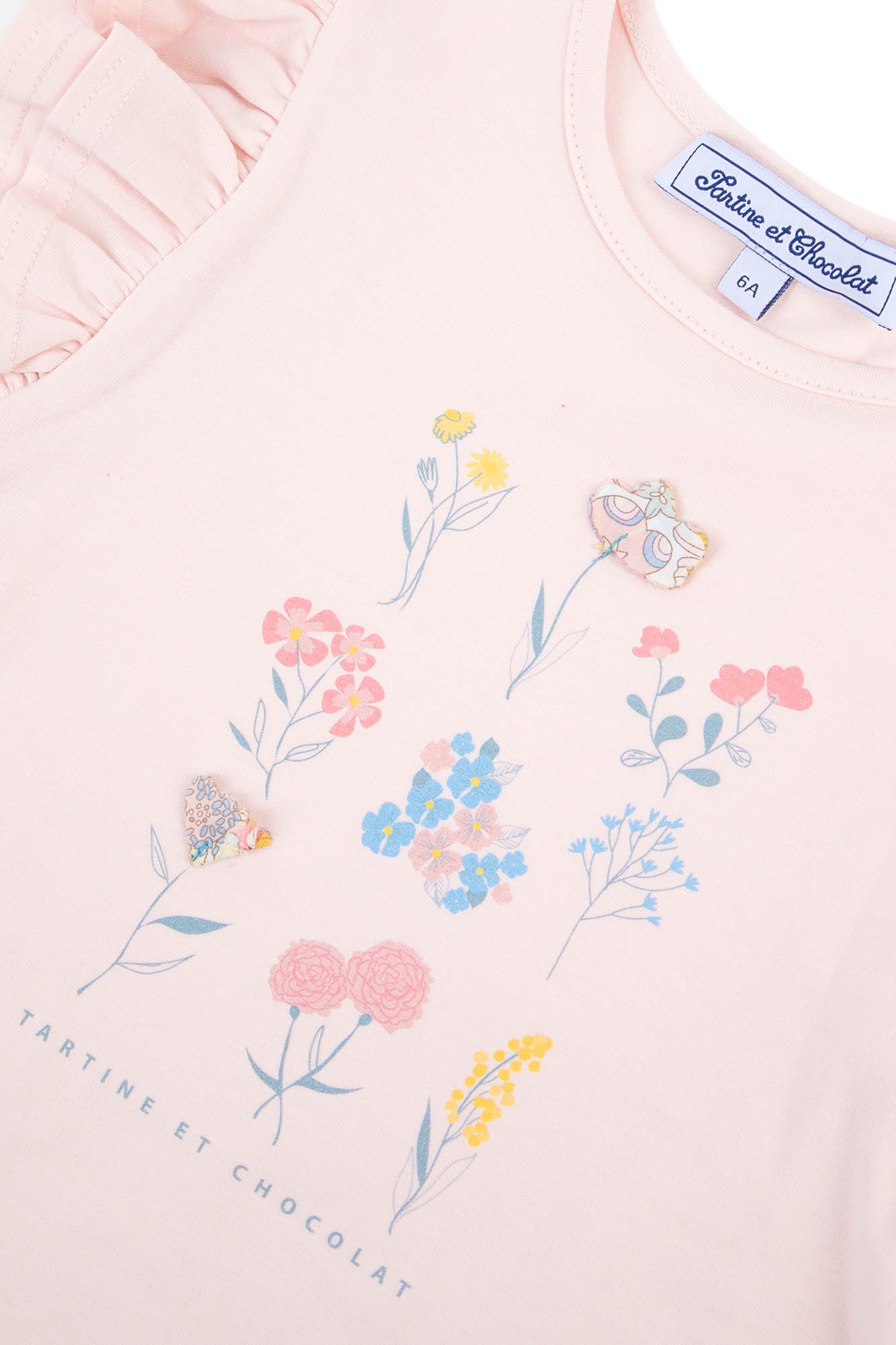 T-shirt Promenade Romantique - Bouton De Rose
