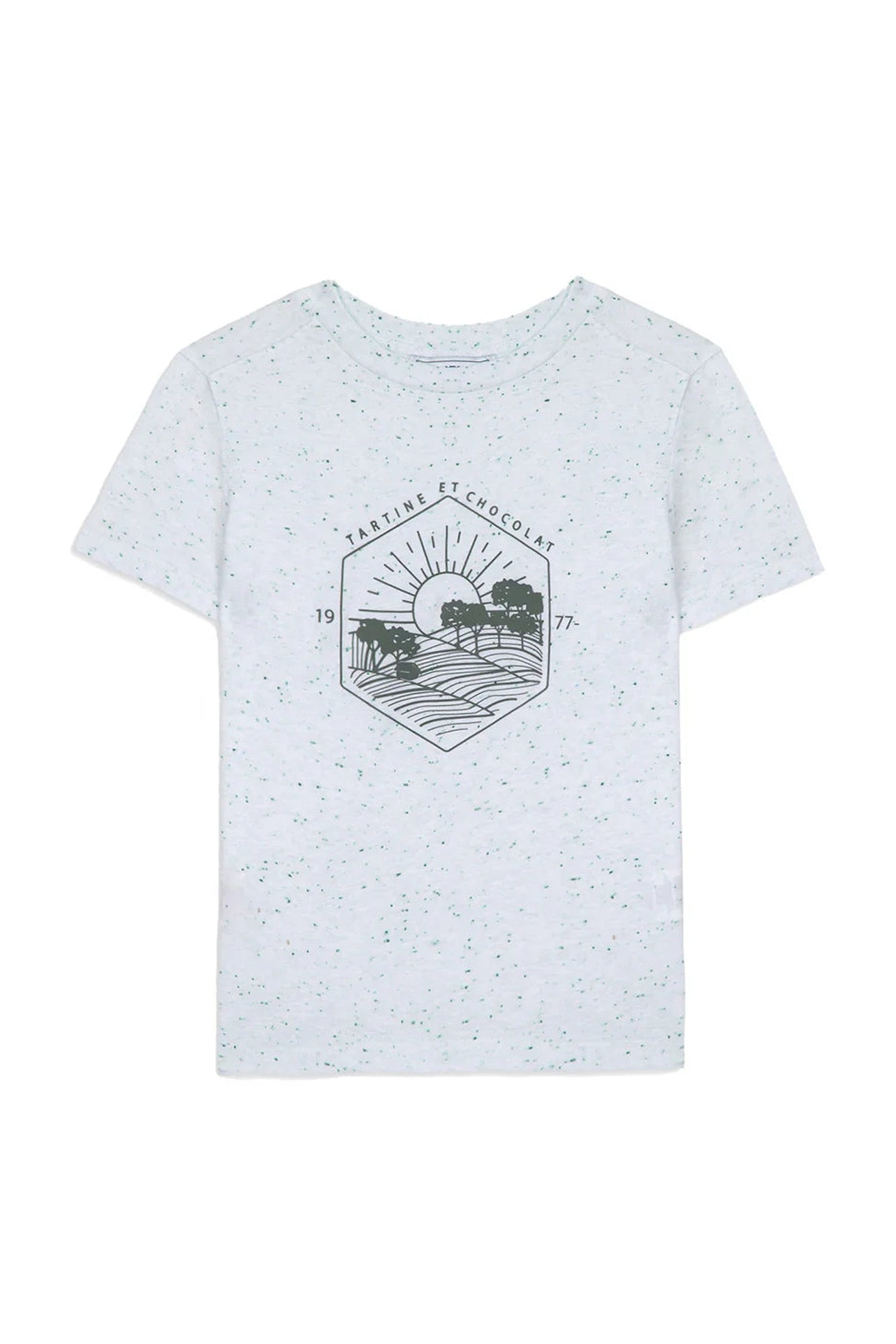 T-shirt Jardin Secret - Blanc