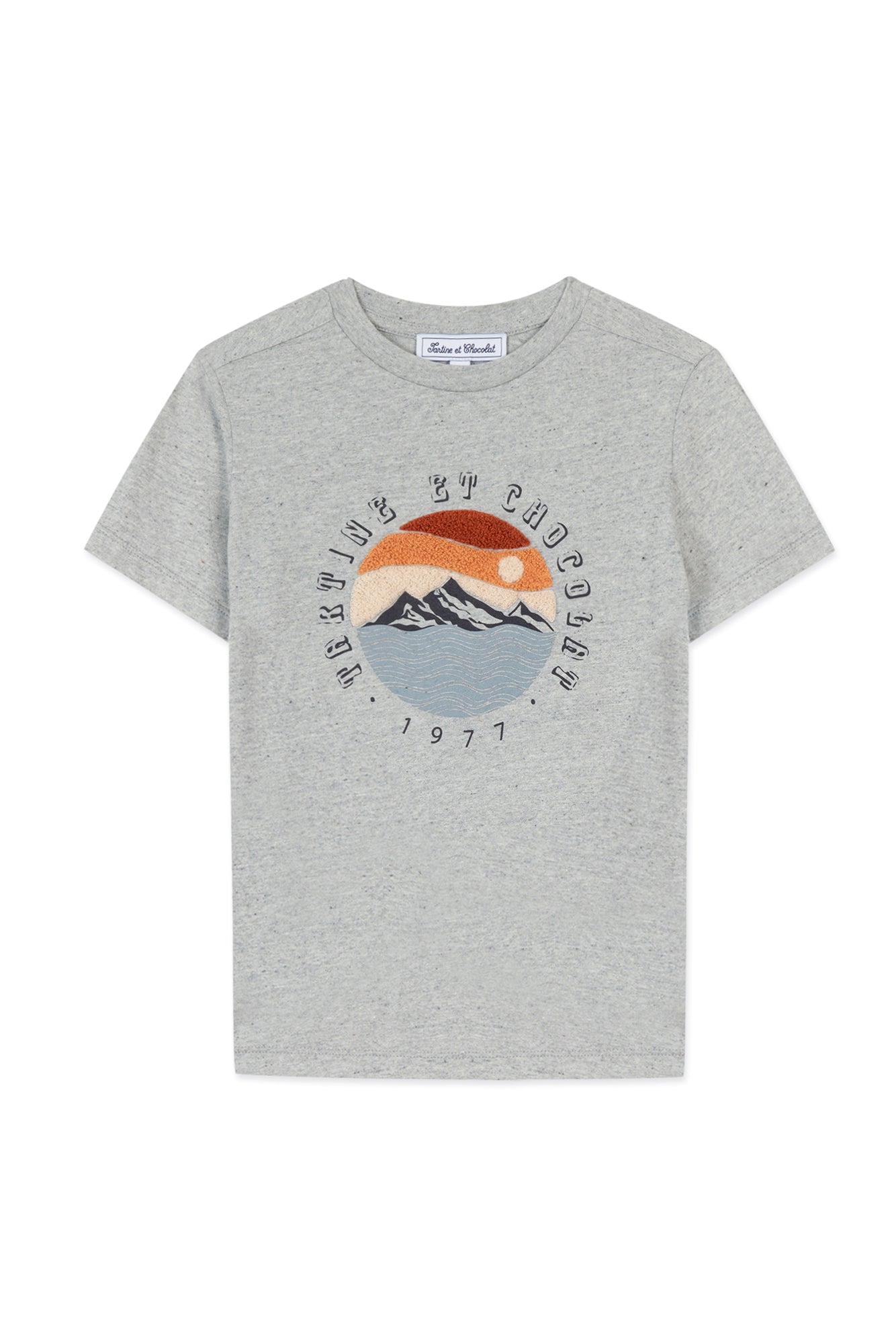T-shirt Road Trip - Gris Chiné