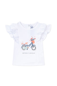 T-shirt Baby Petit Air Campagne - Pêche