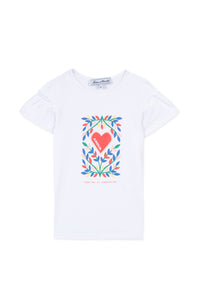T-shirt Fleur D'Hibiscus - Blanc