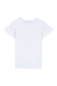 T-shirt - Marine volanté