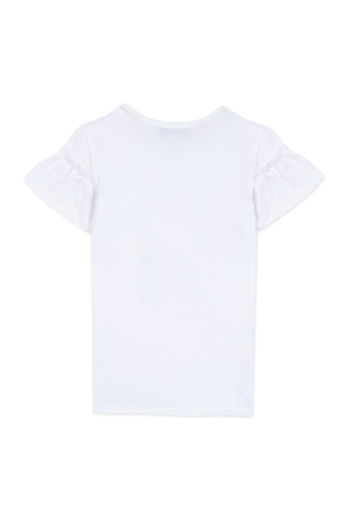 T-shirt - Marine volanté