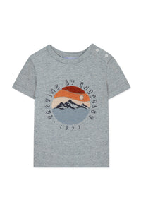 Baby Road Trip T-shirt - Mottled Grey
