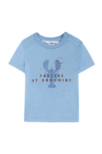 T-shirt Baby Avenue De La Mer - Azur