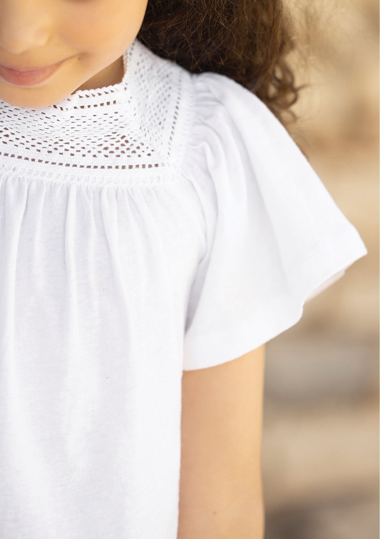 Bord De Mer linen blend T-shirt - White