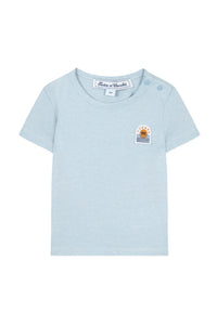 Baby Avenue De La Mer T-shirt - Azur