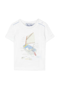 T-shirt Baby Avenue De La Mer - Azur