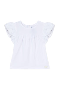 Baby Fleur D'Hibiscus T-shirt - White