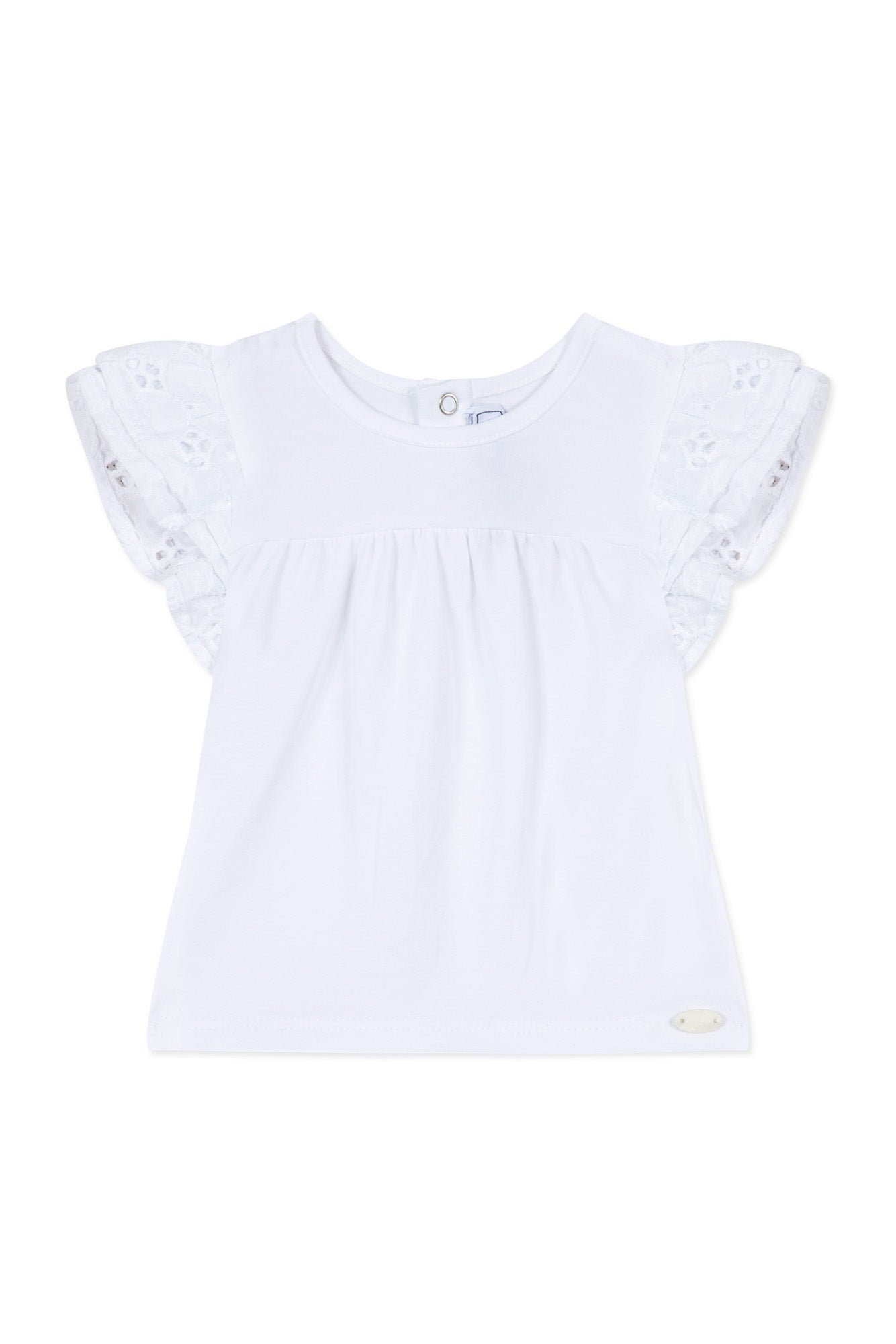 Baby Fleur D'Hibiscus T-shirt - White