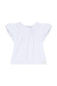 T-shirt Baby Fleur D'Hibiscus - Blanc