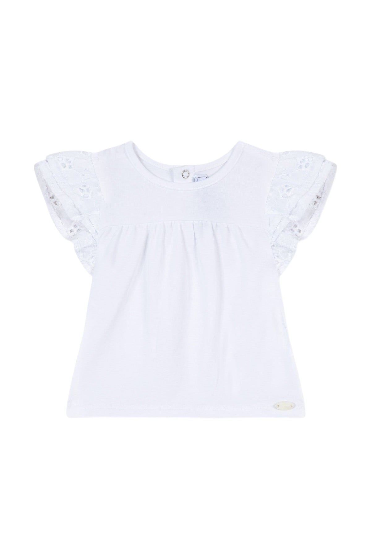 T-shirt Baby Fleur D'Hibiscus - Blanc