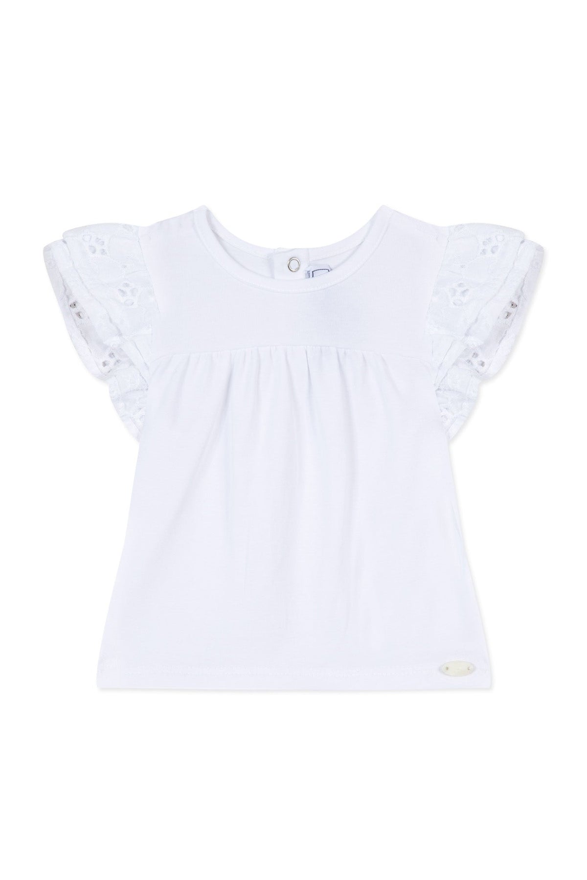 T-shirt Baby Fleur D'Hibiscus - Blanc