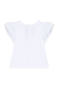 Baby Fleur D'Hibiscus T-shirt - White
