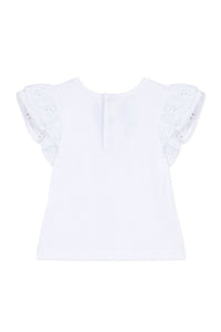 T-shirt Baby Fleur D'Hibiscus - Blanc