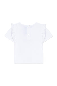 T-shirt Baby Jardin Tropical - Blanc