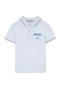 Polo Avenue De La Mer - Bleu Ciel