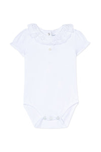 Fleur D'Hibiscus Baby Bodysuit - White