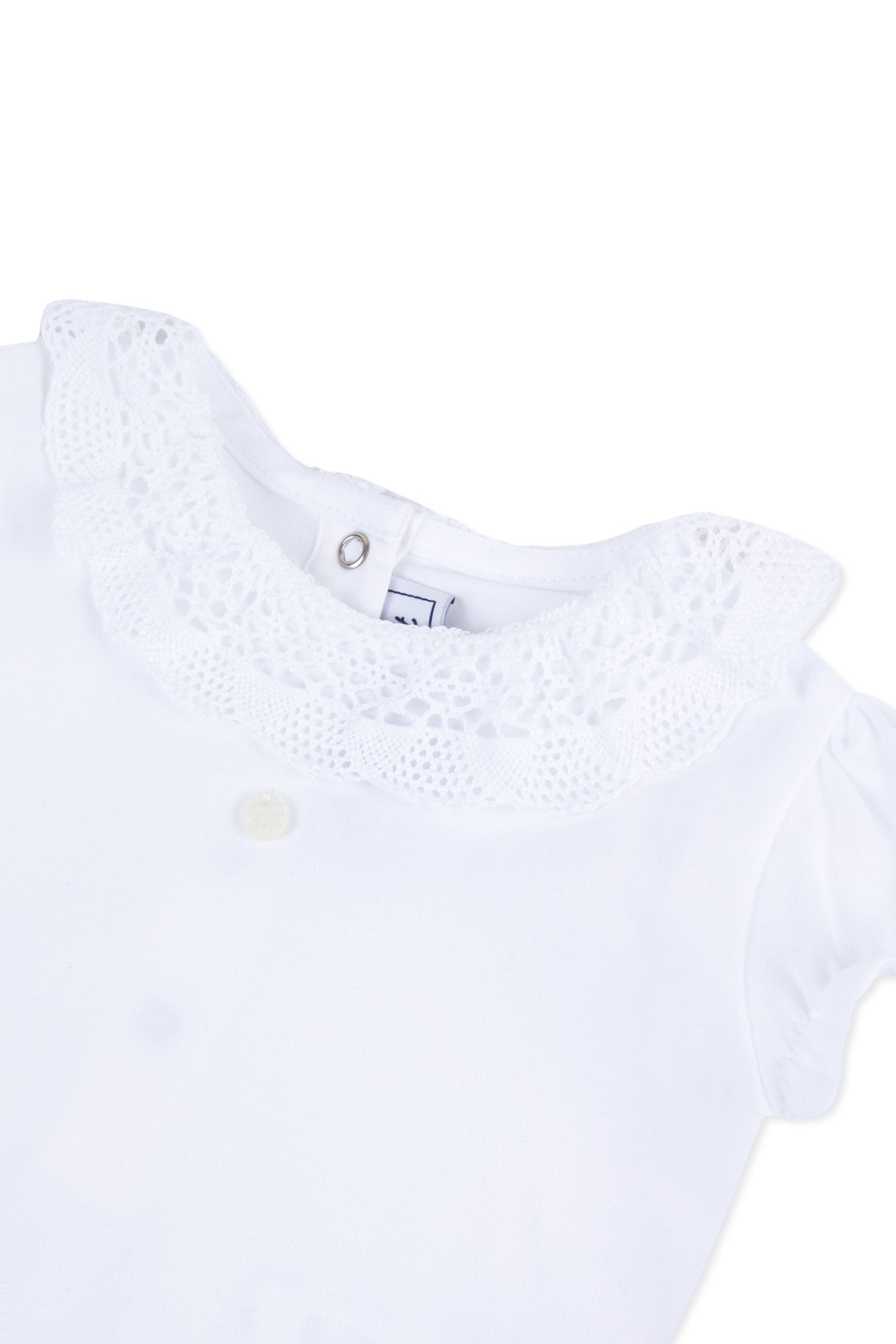 Fleur D'Hibiscus Baby Bodysuit - White