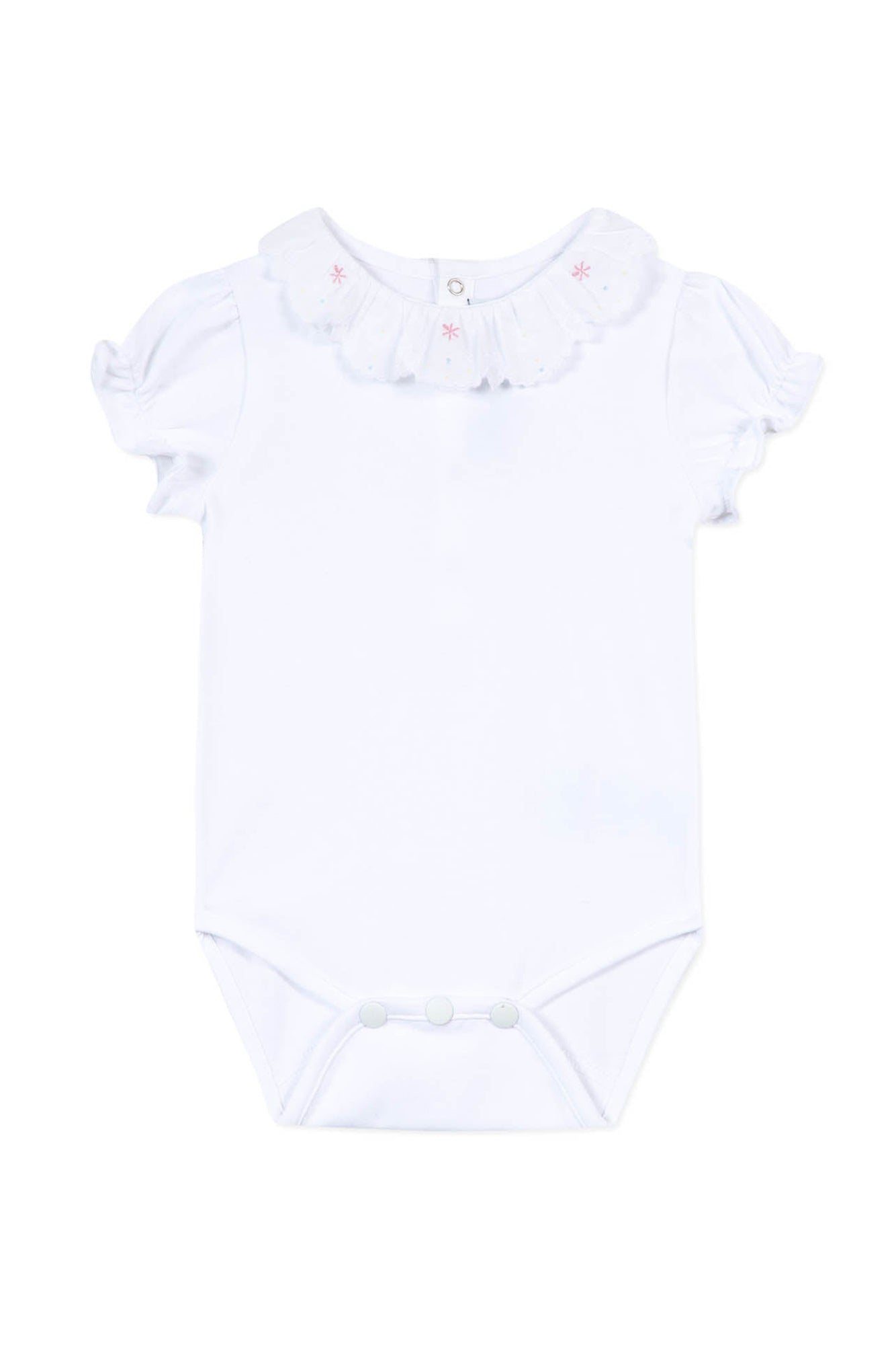 Jardin Tropical Baby Bodysuit - White