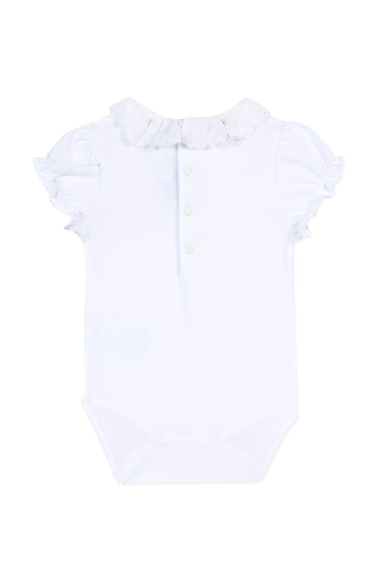 Jardin Tropical Baby Bodysuit - White