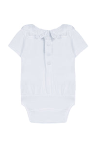 Jardin Tropical Baby Bodysuit - White